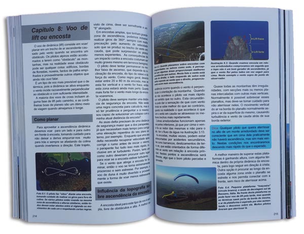 Voo de lift ou encosta - Livro Voo Térmico para asa delta e parapente