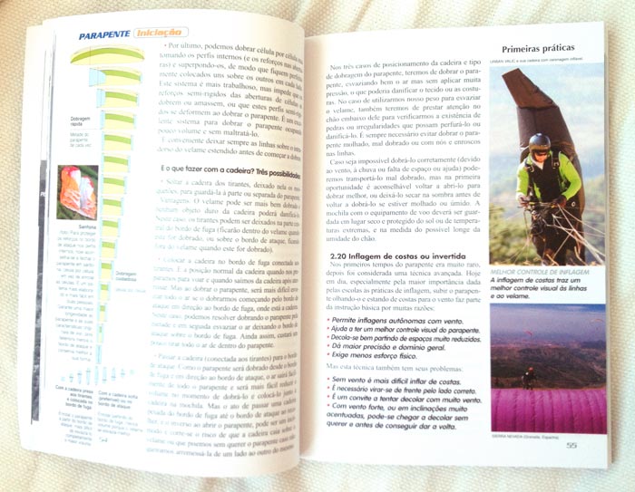 Livro parapente iniciação - Mário Arqué